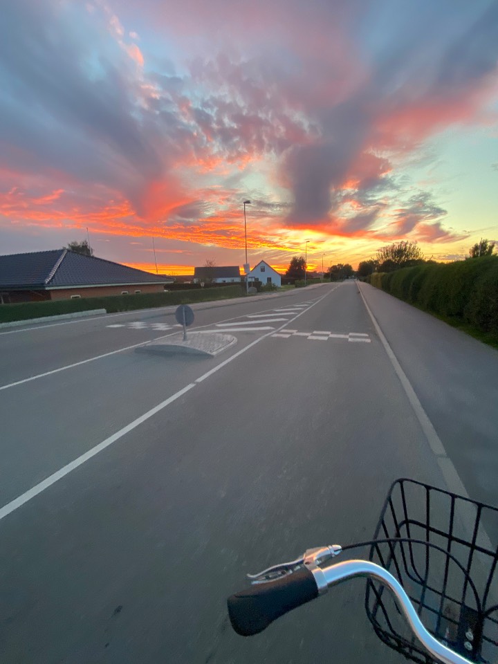 Hatting solnedgang